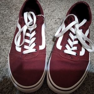 Maroon vans